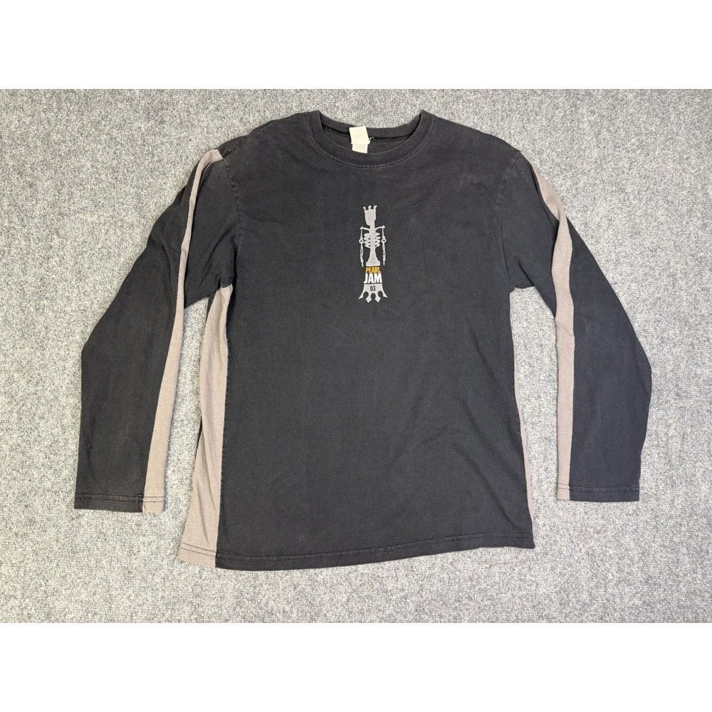 Pearl Jam 2003 03 Riot Act Long Sleeve T-Shirt Size Large Official USA Made Band